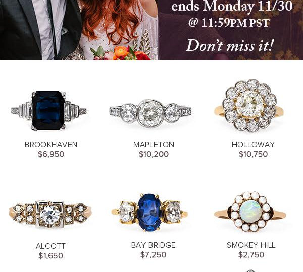 Vintage Engagement Rings November 24