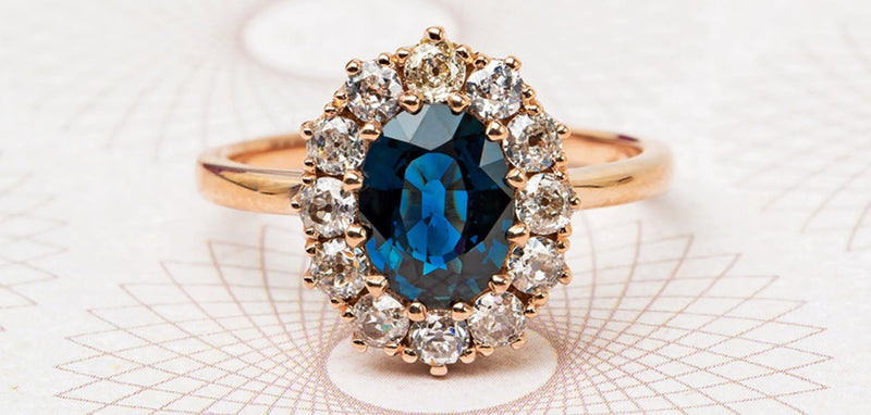 vintage sapphire engagement rings