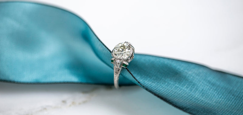 authentic vintage engagement rings