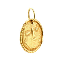 Rare Pablo Picasso Spain 24 karat yellow gold pendant