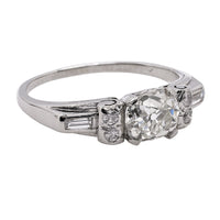 1.25ct Old Mine Cut Diamond Art Deco Engagement Ring | Highgrove