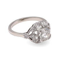 Art Deco Platinum Diamond Ring