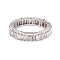 Baguette Diamond Platinum Eternity Band