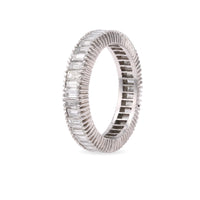 Baguette Diamond Platinum Eternity Band