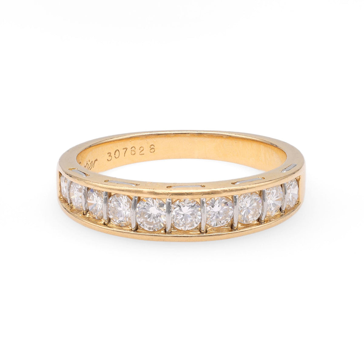 Cartier Diamond Yellow Gold Ring