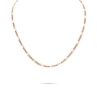 Victorian 14K Rose Gold Fancy Link Necklace