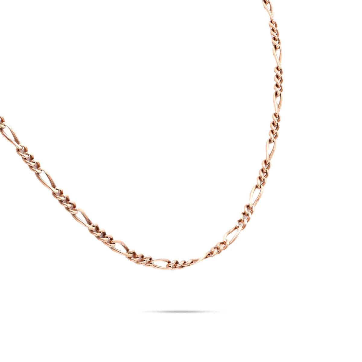 Victorian 14K Rose Gold Fancy Link Necklace