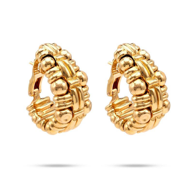 Boucheron 18K Yellow Gold Earrings