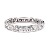 French Diamond White Gold Eternity Ring