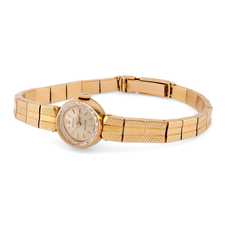 Rolex Vintage French 18K Yellow Gold Cocktail Watch