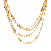 Antique French 18K Yellow Gold Necklace