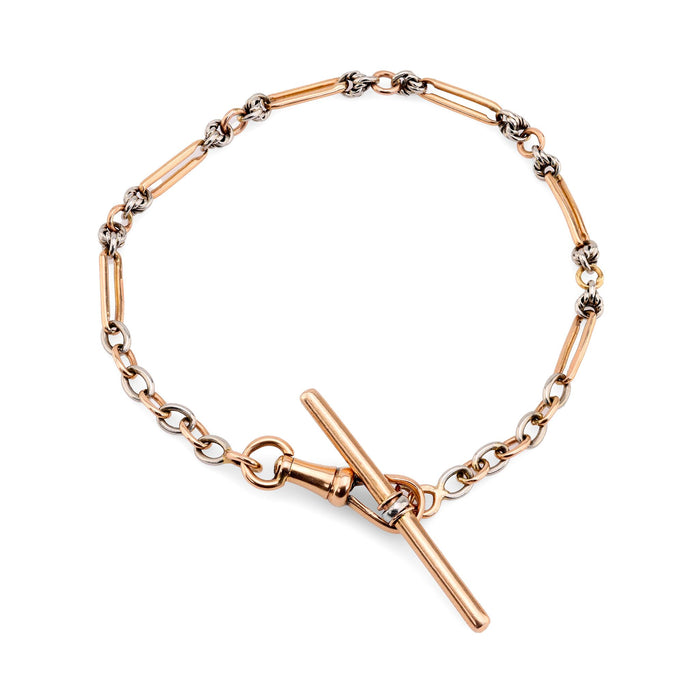 Art Nouveau French 18K Rose Gold Bracelet