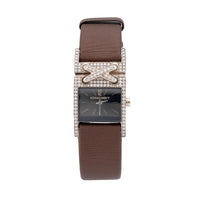 Chaumet Paris diamond 18k white gold Liens Croisés watch