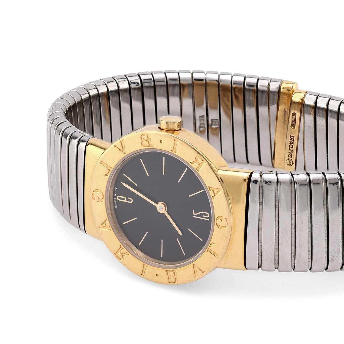 Bvlgari 18K Yellow Gold and Steel Tubogas Watch