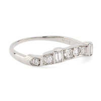 Modern Diamond 14K White Gold Eternity Ring