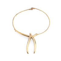 Tiffany & Co. Elsa Peretti 18K yellow gold starfish choker necklace