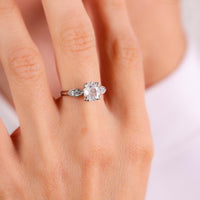 Art Deco GIA 1.51 carat cushion cut platinum solitaire engagement ring