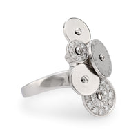 Bvlgari diamond 18k white gold Cicladi ring