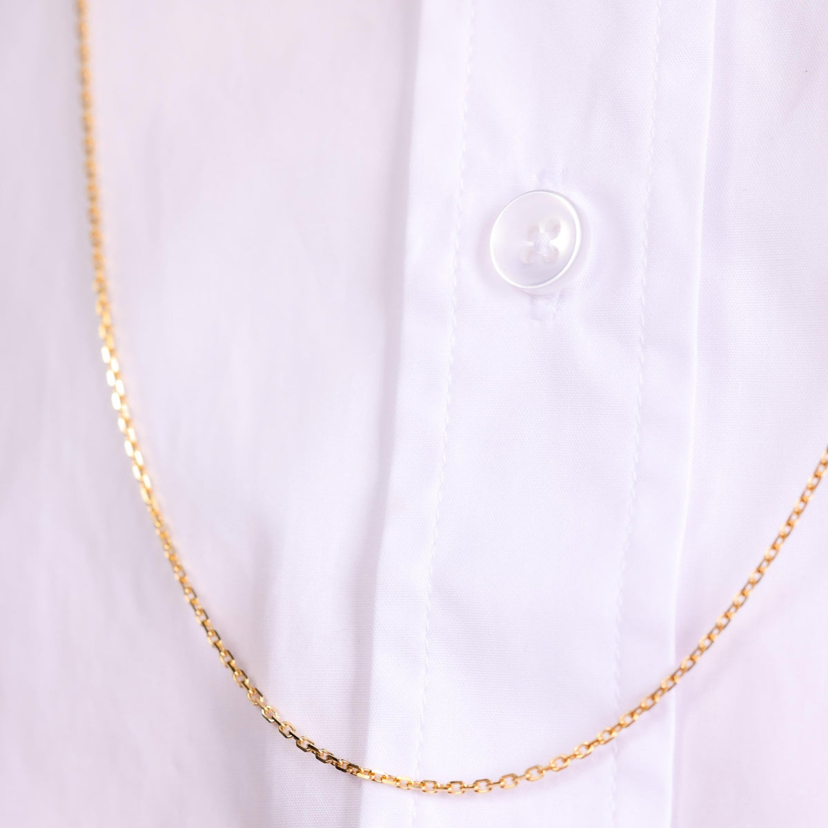 Van Cleef & Arpels French 18k yellow gold chain necklace