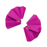 JAR Paris titanium purple "Fan" earrings