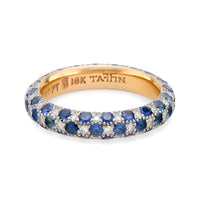 Taffin 2.50 carat total weight gemstone platinum pave band