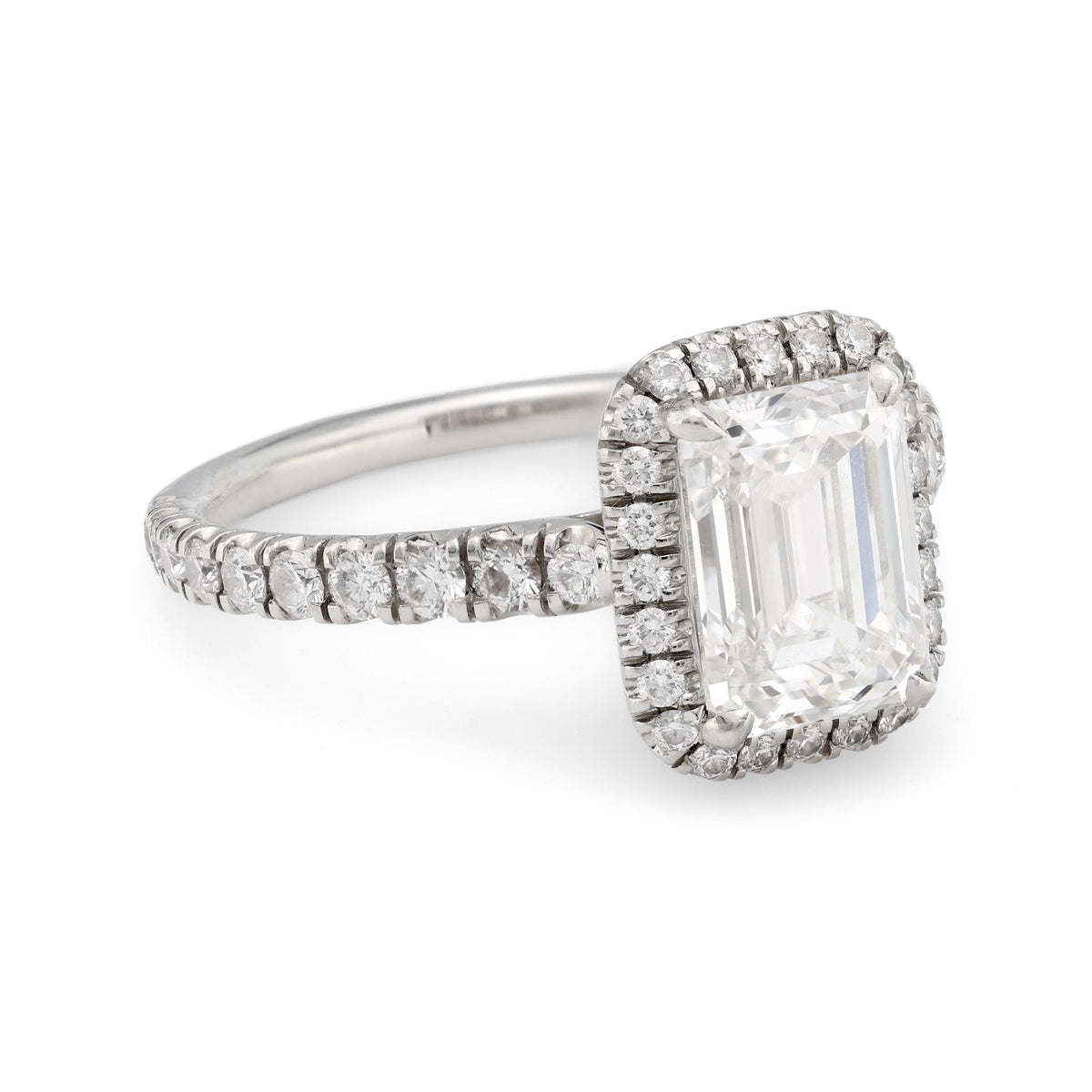 Cartier French GIA 2.23 carat diamond platinum "Destinée Solitaire" ring