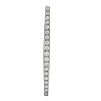 French Art Deco 3 carat total weight diamond platinum bar brooch