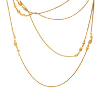 Victorian 18k yellow gold necklace