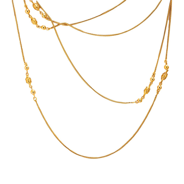 Victorian 18k yellow gold necklace