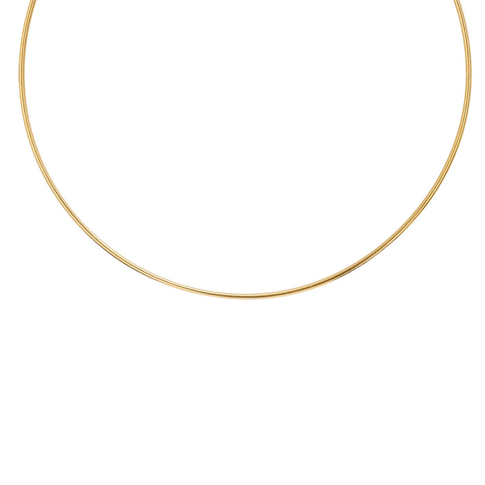 Vintage 18k yellow gold wire choker