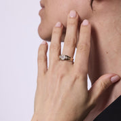 Victorian GIA 1.00 carat old mine diamond 10k rose gold ring
