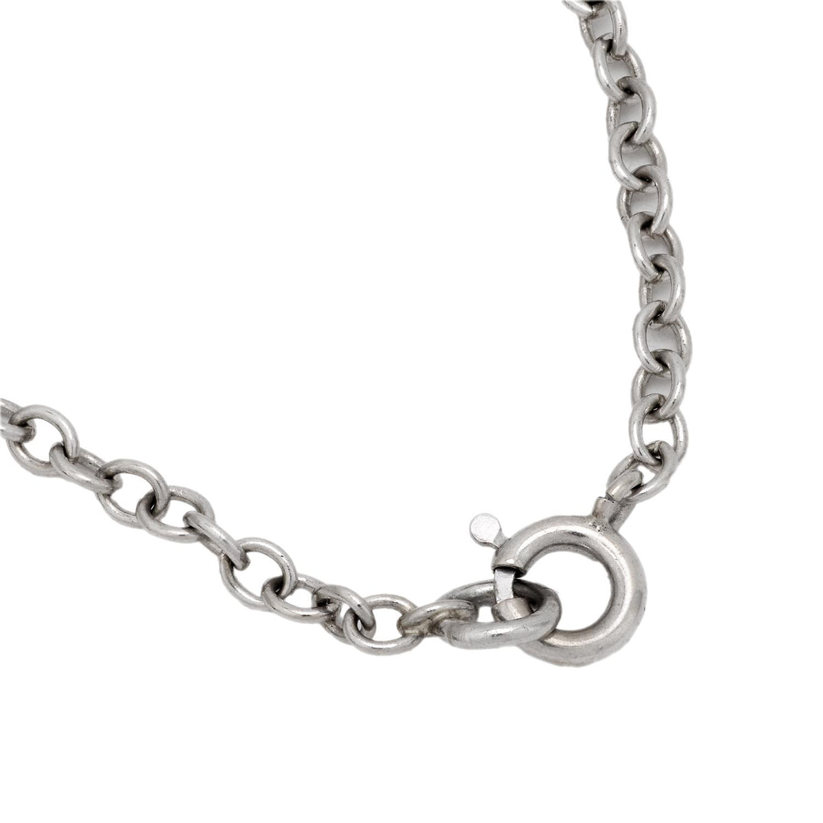 Art Deco diamond 14k white gold necklace