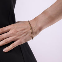 Ippolita diamond 18k yellow gold bangle