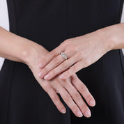 Art Deco GIA 1.96 carat diamond platinum engagement ring