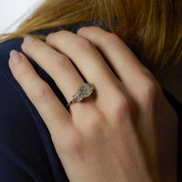 Art Deco GIA 2.37 carat diamond platinum engagement ring