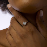 Art Deco GIA 1.81 carat diamond platinum engagement ring