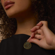 Belle Époque French 18k yellow gold plique a jour enamel pendant