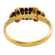 19th Century diamond 18k yellow gold ring