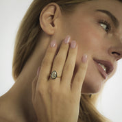 GIA 3.07 carat pear cut diamond 18k yellow gold platinum engagement ring