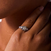 Art Deco GIA 1.22 carat old mine cut diamond platinum engagement ring