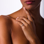 Tiffany & Co. 0.37 carat diamond platinum engagement ring