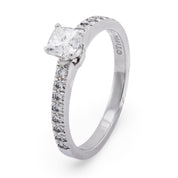 Tiffany & Co. 0.37 carat diamond platinum engagement ring