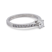 Tiffany & Co. 0.37 carat diamond platinum engagement ring
