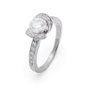 Tiffany & Co. 0.73 carat diamond platinum engagement ring