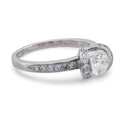 Tiffany & Co. 0.73 carat diamond platinum engagement ring