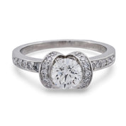 Tiffany & Co. 0.73 carat diamond platinum engagement ring
