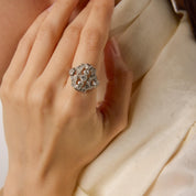 Art Deco diamond platinum ring