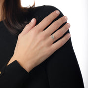 Art Deco 1.65 carat old European cut diamond platinum engagement ring