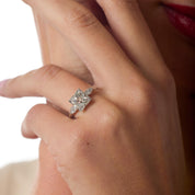 Art Deco GIA 1.56 carat old European cut diamond platinum engagement ring