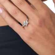 Art Deco GIA 1.56 carat old European cut diamond platinum engagement ring